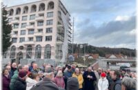 Das neue Wohnhaus mit bezahlbaren Wohnungen in der Johann Georg Fahr Straße