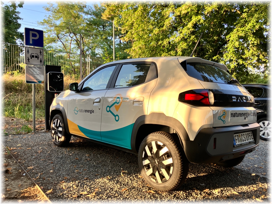 Neuer E-Carsharing-Platz in der Johann-Georg-Fahr-Straße